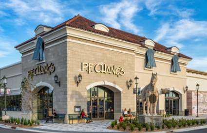 Exterior photo of PF Chang's restaurant in Butler Plaza